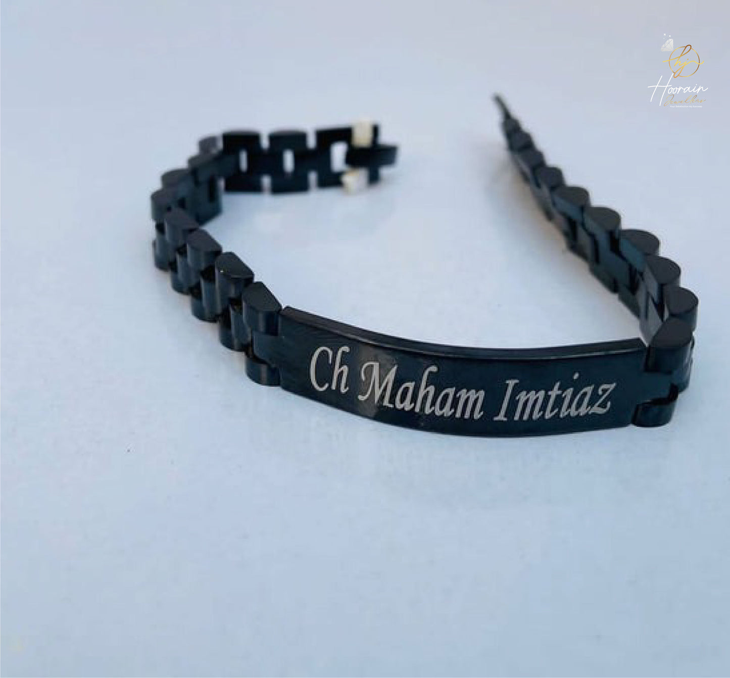 Custom Engraved Stainless Steel Identity Bracelet