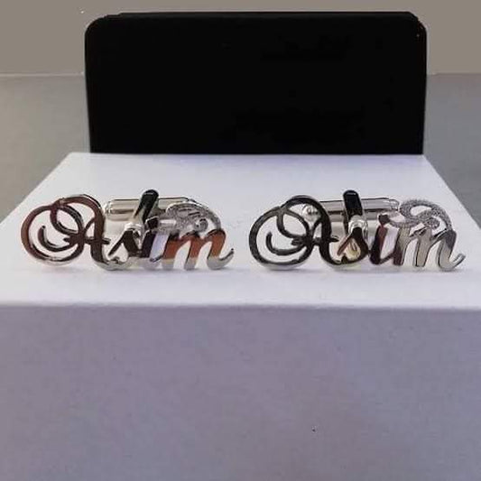 Personalized Name Cufflinks – Custom