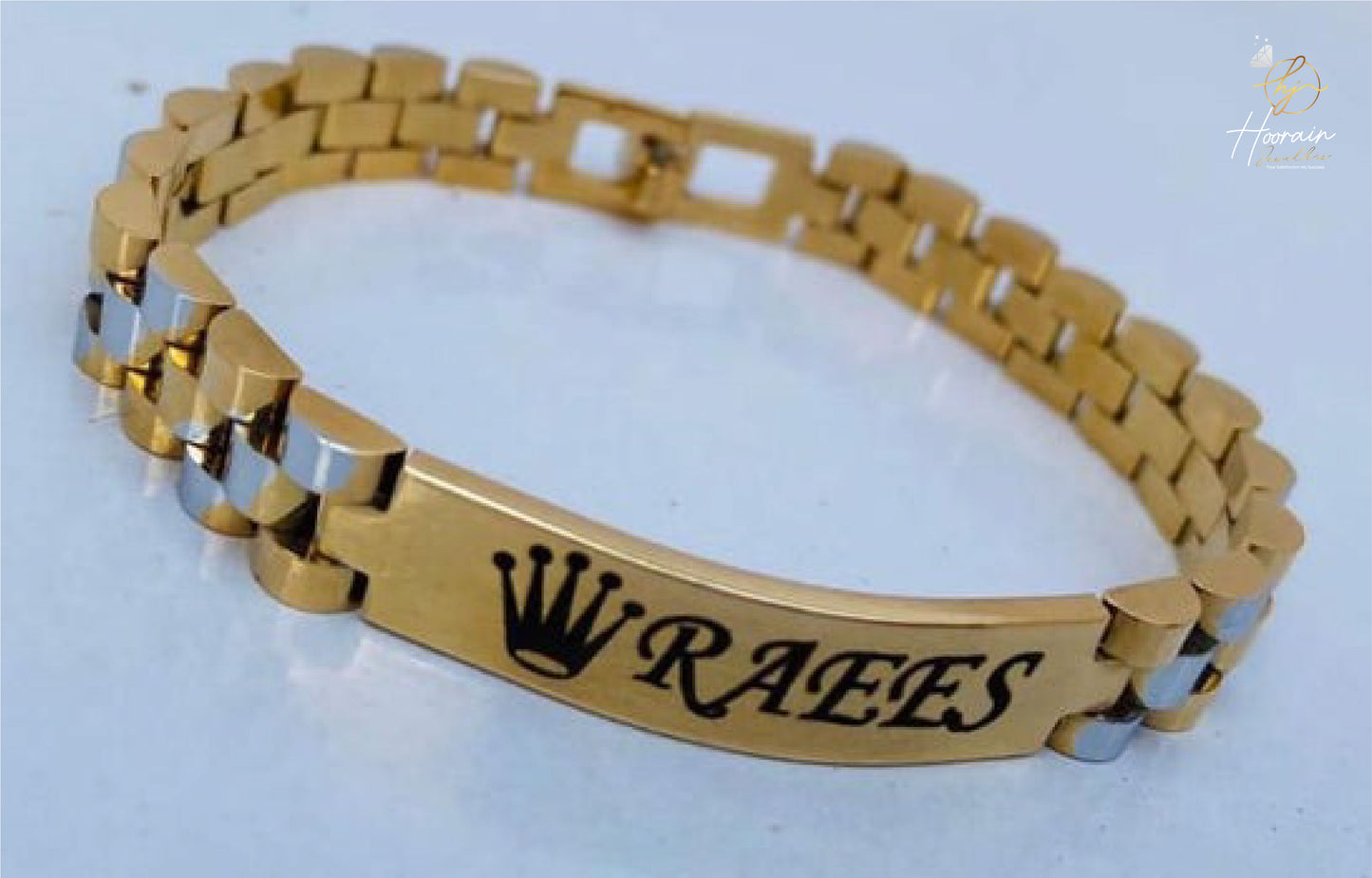 Custom Engraved Stainless Steel Identity Bracelet