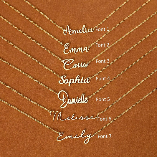 Custom Name Necklace - Choose Your Style